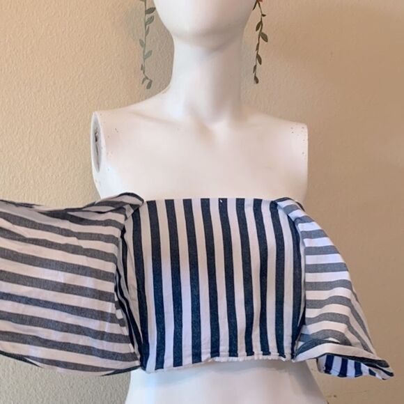 Wayf Durham Knotted Bow Tube Top Size Large - Picture 6 of 12